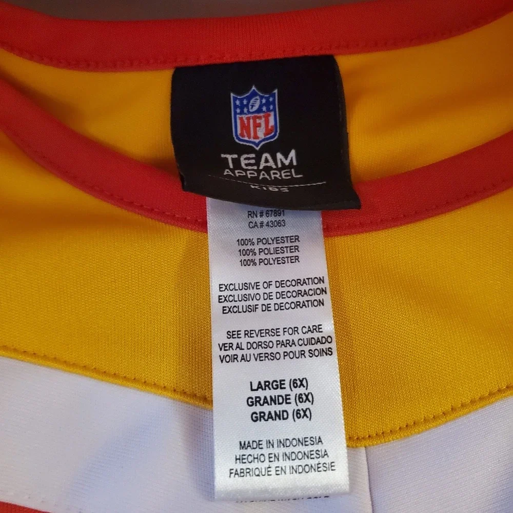 NWT‎ 3 Piece Kansas City Chiefs Cheerleader Outfit, Youth Size 6x